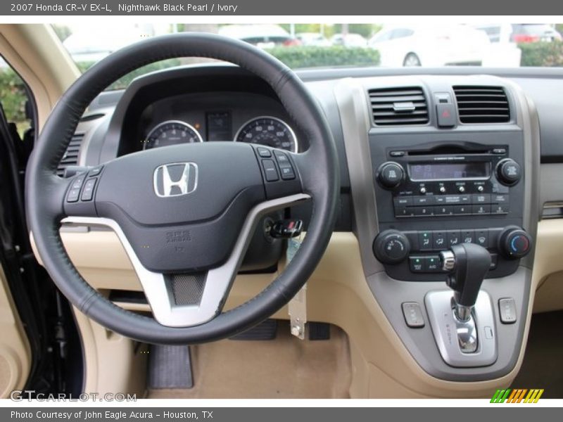 Nighthawk Black Pearl / Ivory 2007 Honda CR-V EX-L