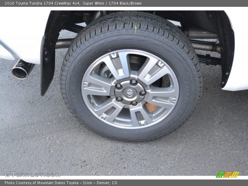 Super White / 1794 Black/Brown 2016 Toyota Tundra 1794 CrewMax 4x4