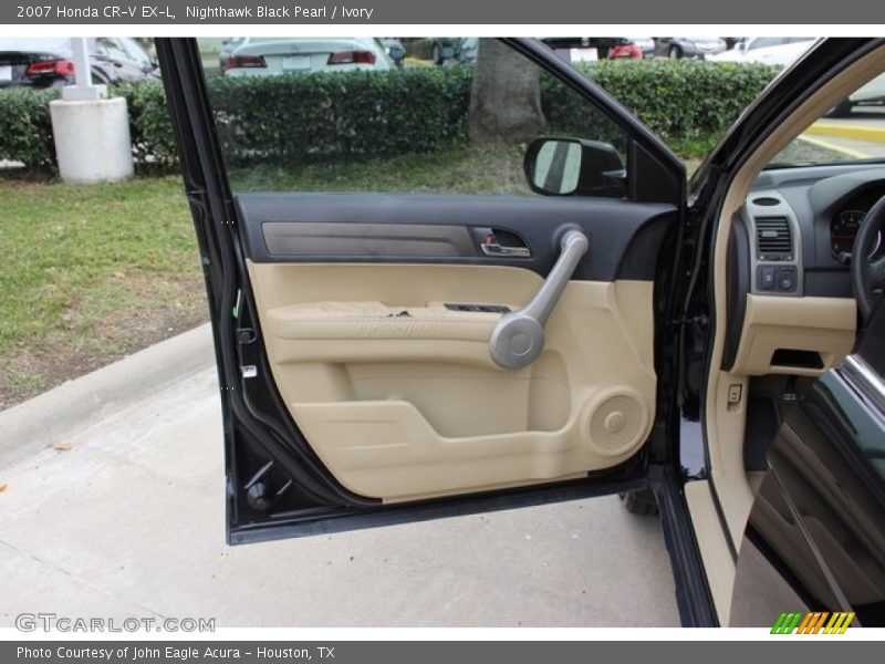 Nighthawk Black Pearl / Ivory 2007 Honda CR-V EX-L