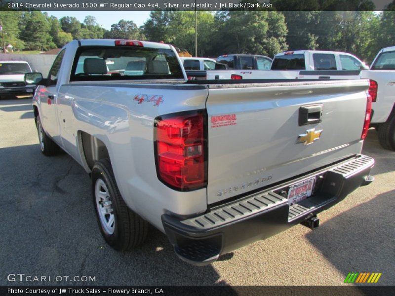 Silver Ice Metallic / Jet Black/Dark Ash 2014 Chevrolet Silverado 1500 WT Regular Cab 4x4