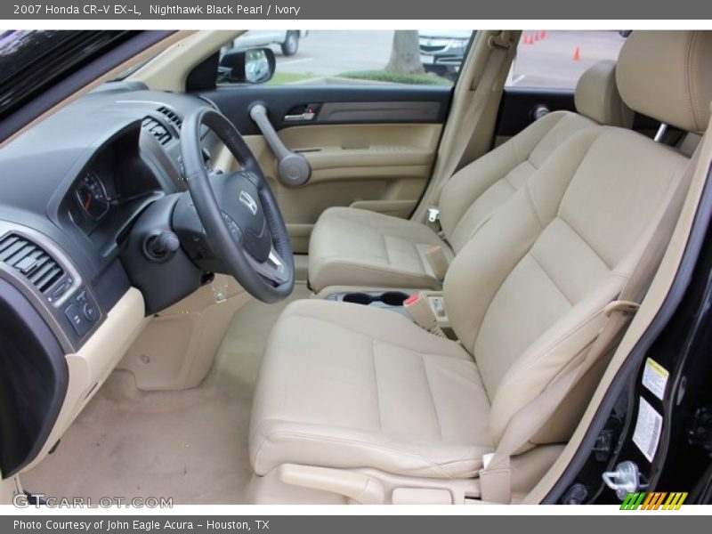 Nighthawk Black Pearl / Ivory 2007 Honda CR-V EX-L