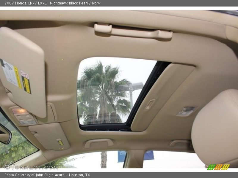 Nighthawk Black Pearl / Ivory 2007 Honda CR-V EX-L