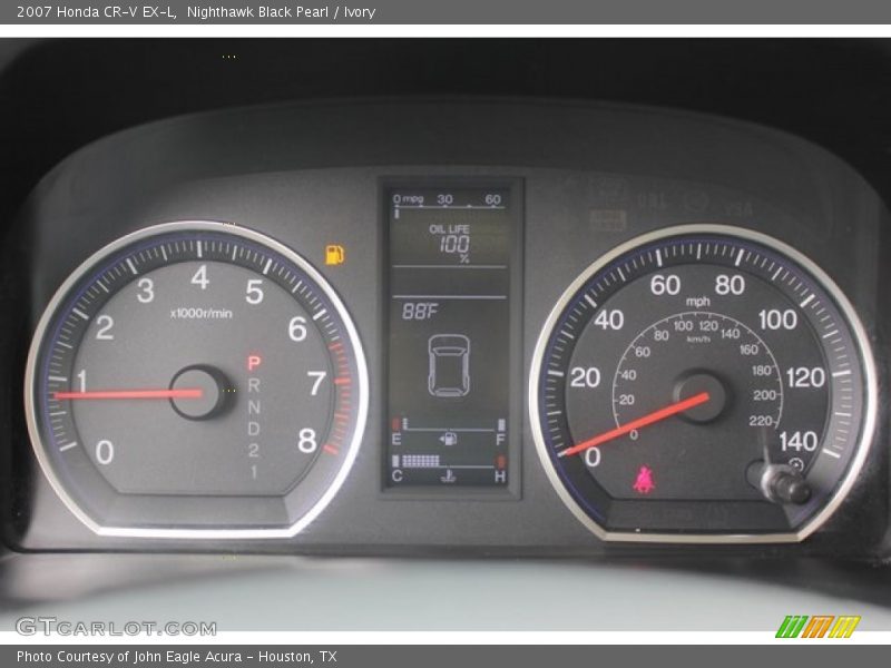 Nighthawk Black Pearl / Ivory 2007 Honda CR-V EX-L