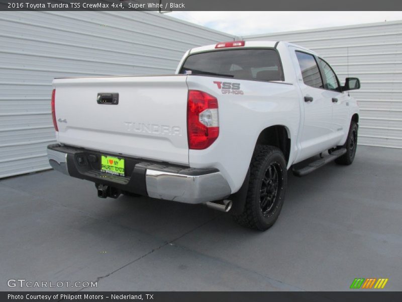 Super White / Black 2016 Toyota Tundra TSS CrewMax 4x4