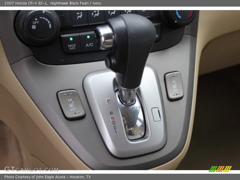 Nighthawk Black Pearl / Ivory 2007 Honda CR-V EX-L
