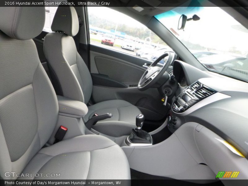  2016 Accent Sport Hatchback Gray Interior