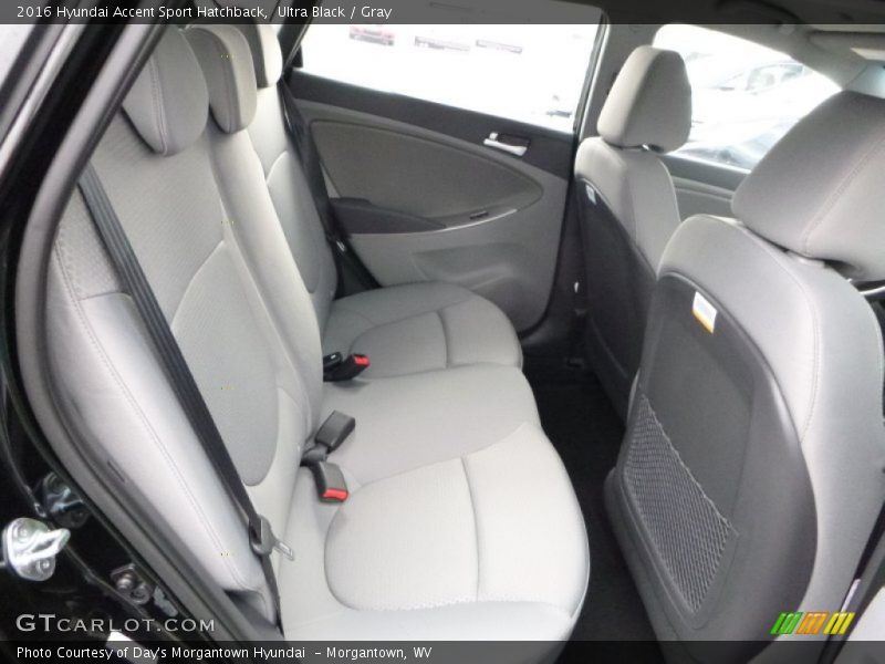 Rear Seat of 2016 Accent Sport Hatchback
