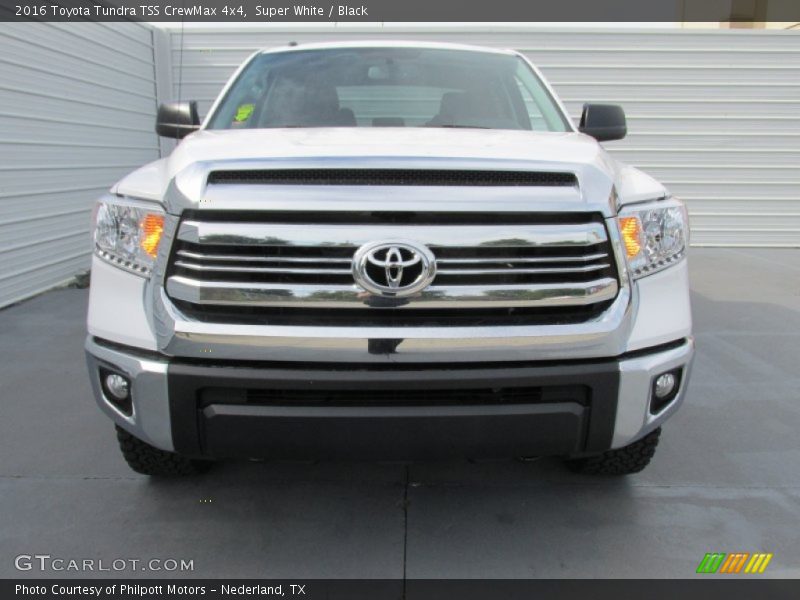 Super White / Black 2016 Toyota Tundra TSS CrewMax 4x4