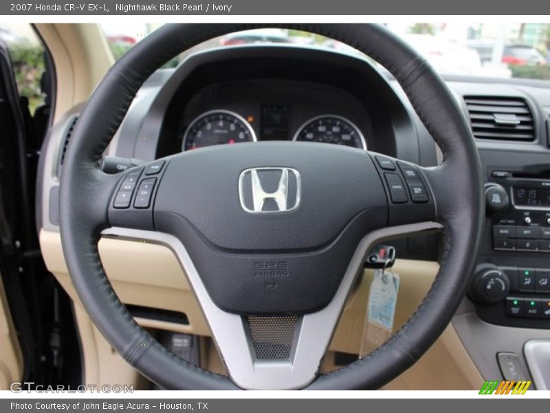Nighthawk Black Pearl / Ivory 2007 Honda CR-V EX-L