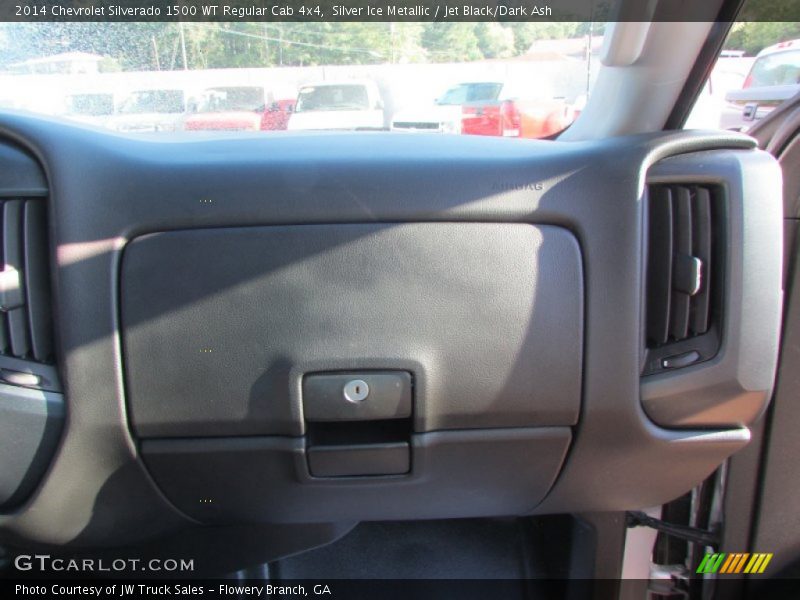 Silver Ice Metallic / Jet Black/Dark Ash 2014 Chevrolet Silverado 1500 WT Regular Cab 4x4