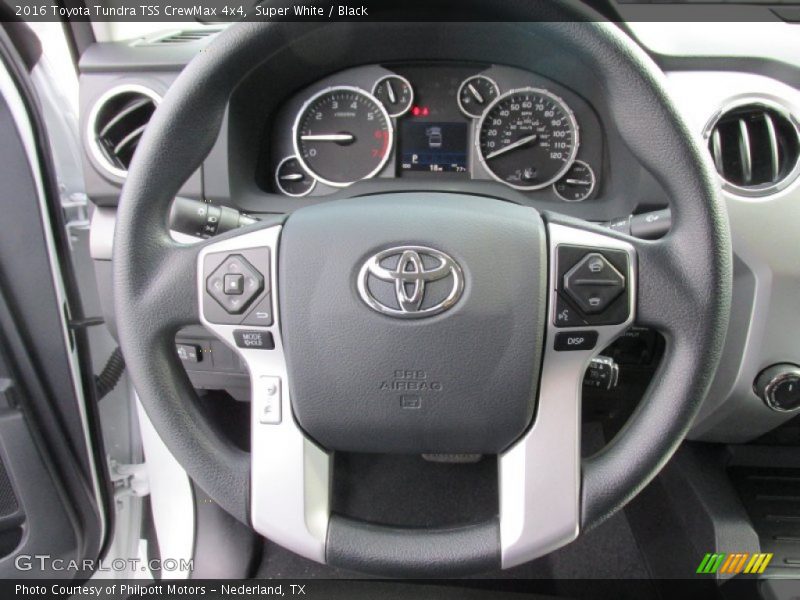 Super White / Black 2016 Toyota Tundra TSS CrewMax 4x4