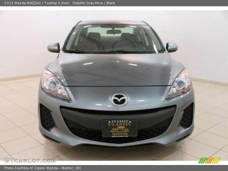 Dolphin Gray Mica / Black 2013 Mazda MAZDA3 i Touring 4 Door