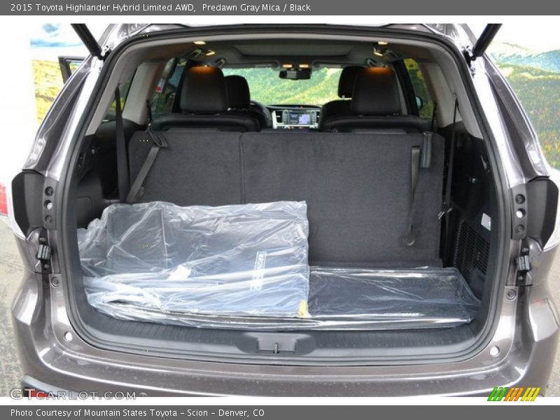 Predawn Gray Mica / Black 2015 Toyota Highlander Hybrid Limited AWD