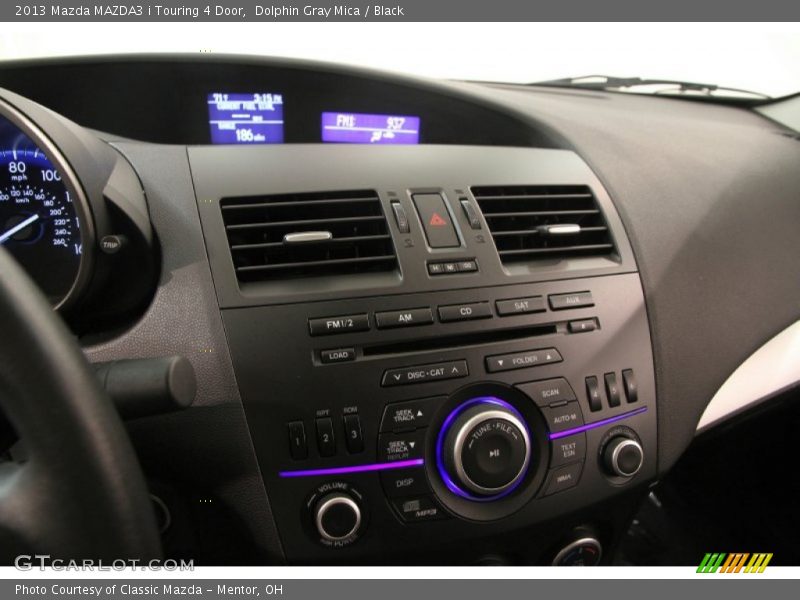 Dolphin Gray Mica / Black 2013 Mazda MAZDA3 i Touring 4 Door