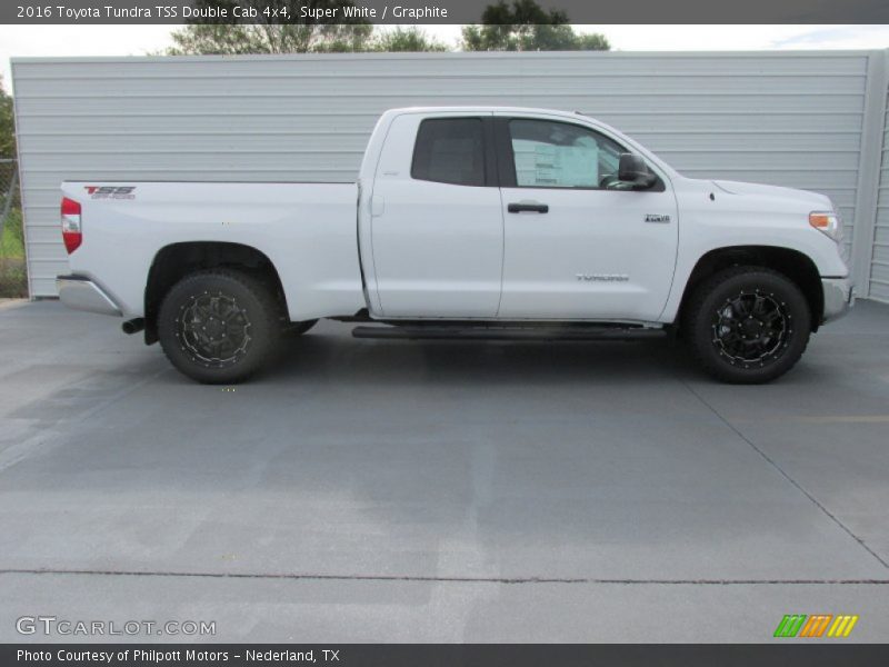 Super White / Graphite 2016 Toyota Tundra TSS Double Cab 4x4
