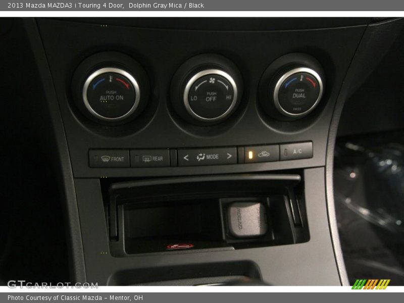 Dolphin Gray Mica / Black 2013 Mazda MAZDA3 i Touring 4 Door