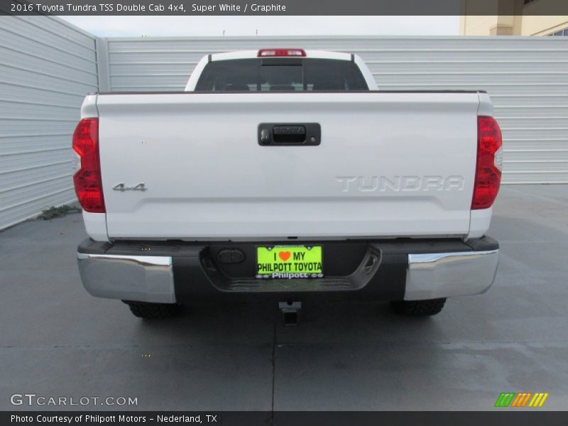 Super White / Graphite 2016 Toyota Tundra TSS Double Cab 4x4