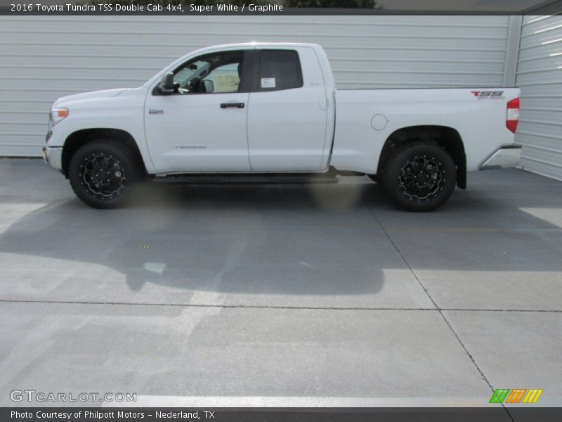 Super White / Graphite 2016 Toyota Tundra TSS Double Cab 4x4