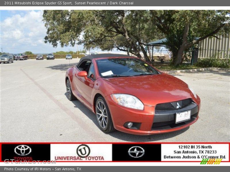 Sunset Pearlescent / Dark Charcoal 2011 Mitsubishi Eclipse Spyder GS Sport