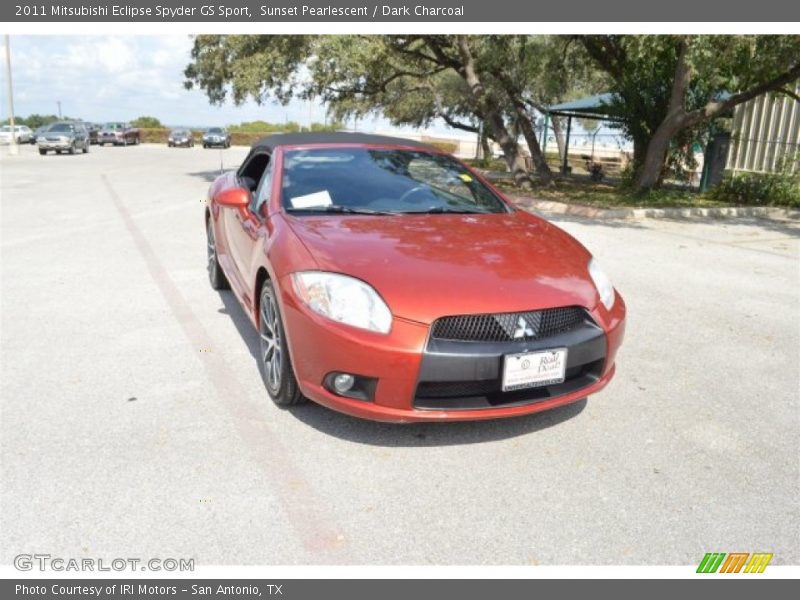 Sunset Pearlescent / Dark Charcoal 2011 Mitsubishi Eclipse Spyder GS Sport