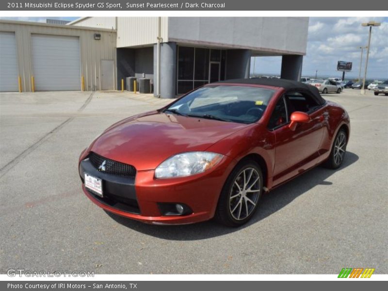 Sunset Pearlescent / Dark Charcoal 2011 Mitsubishi Eclipse Spyder GS Sport