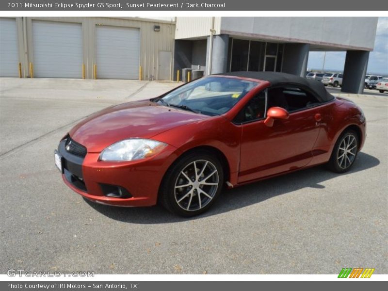 Sunset Pearlescent / Dark Charcoal 2011 Mitsubishi Eclipse Spyder GS Sport