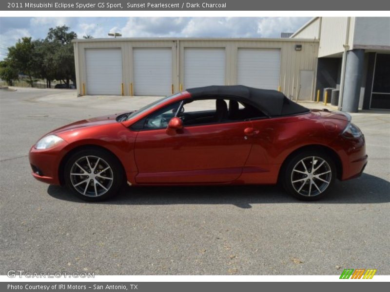 Sunset Pearlescent / Dark Charcoal 2011 Mitsubishi Eclipse Spyder GS Sport