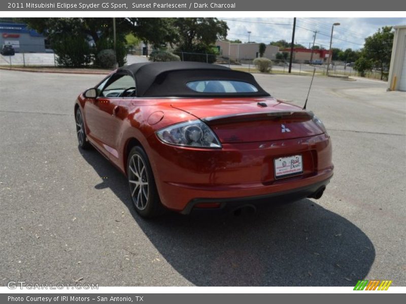 Sunset Pearlescent / Dark Charcoal 2011 Mitsubishi Eclipse Spyder GS Sport