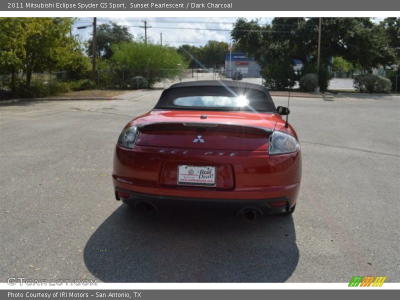Sunset Pearlescent / Dark Charcoal 2011 Mitsubishi Eclipse Spyder GS Sport