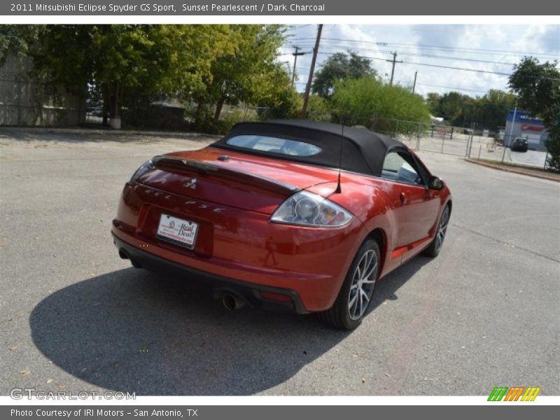 Sunset Pearlescent / Dark Charcoal 2011 Mitsubishi Eclipse Spyder GS Sport