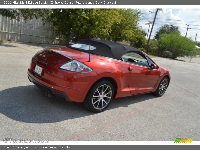 Sunset Pearlescent / Dark Charcoal 2011 Mitsubishi Eclipse Spyder GS Sport