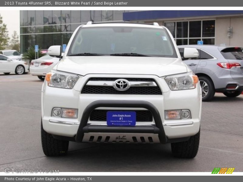 Blizzard White Pearl / Sand Beige Leather 2013 Toyota 4Runner SR5