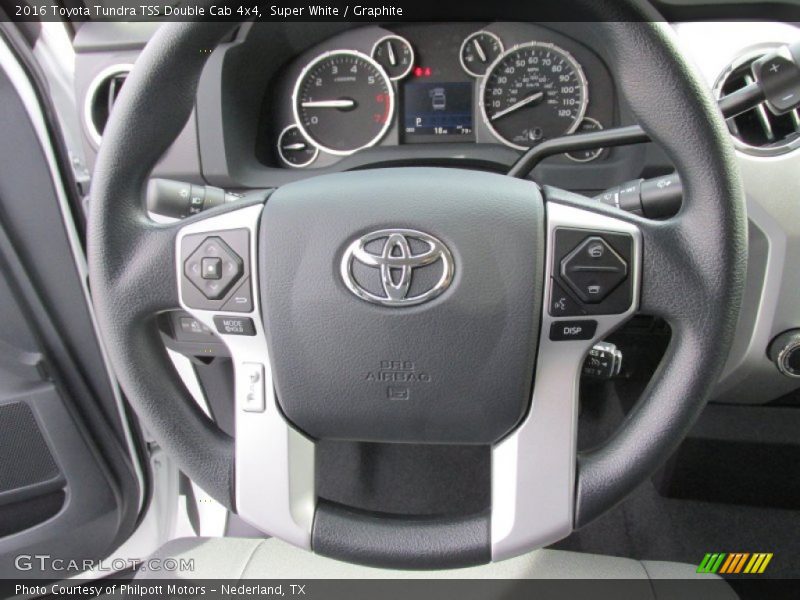 Super White / Graphite 2016 Toyota Tundra TSS Double Cab 4x4