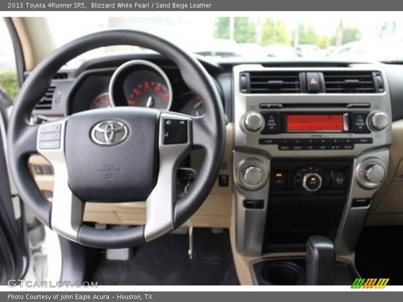 Blizzard White Pearl / Sand Beige Leather 2013 Toyota 4Runner SR5