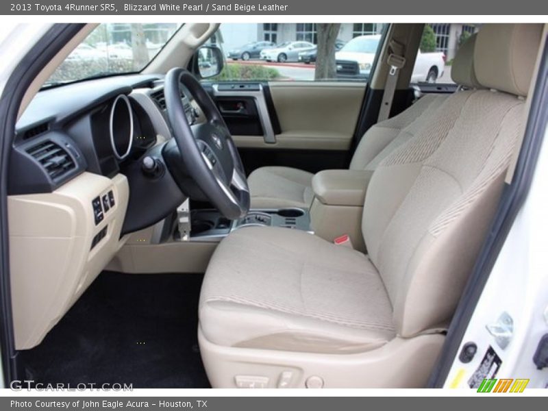 Blizzard White Pearl / Sand Beige Leather 2013 Toyota 4Runner SR5