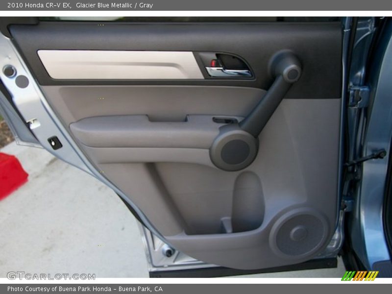 Glacier Blue Metallic / Gray 2010 Honda CR-V EX