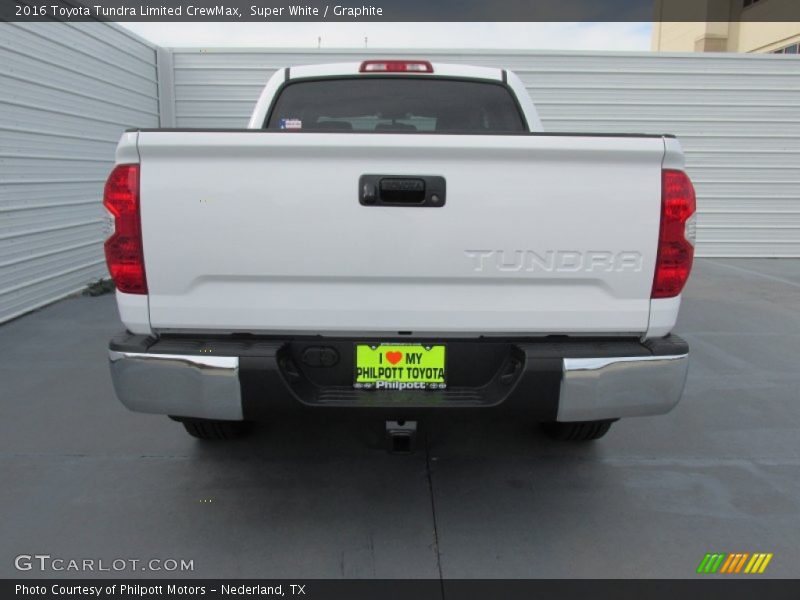 Super White / Graphite 2016 Toyota Tundra Limited CrewMax