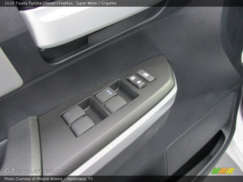 Super White / Graphite 2016 Toyota Tundra Limited CrewMax