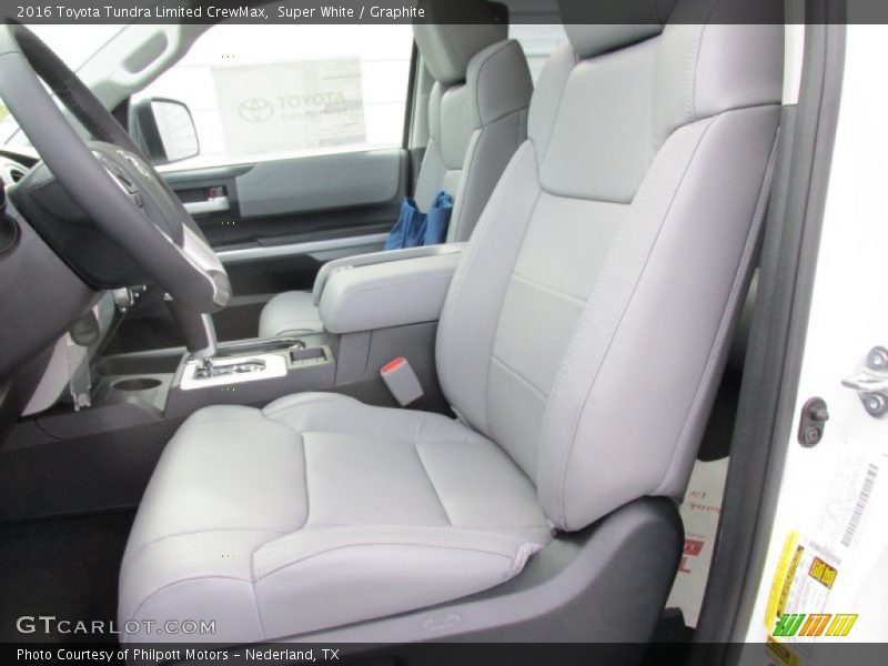 Super White / Graphite 2016 Toyota Tundra Limited CrewMax