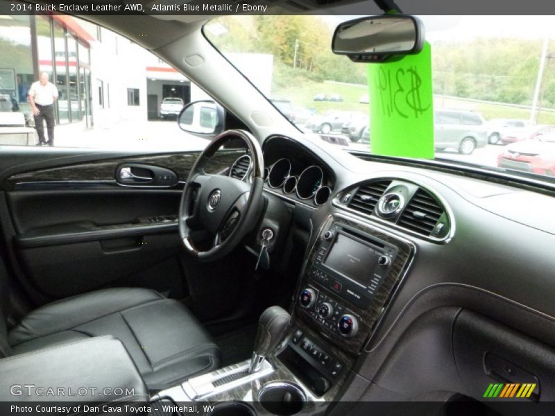 Atlantis Blue Metallic / Ebony 2014 Buick Enclave Leather AWD