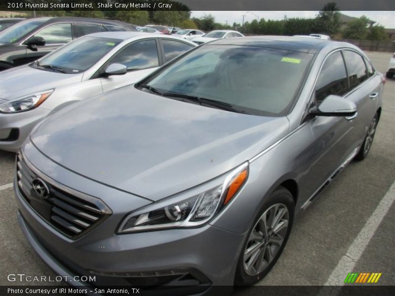 Shale Gray Metallic / Gray 2016 Hyundai Sonata Limited