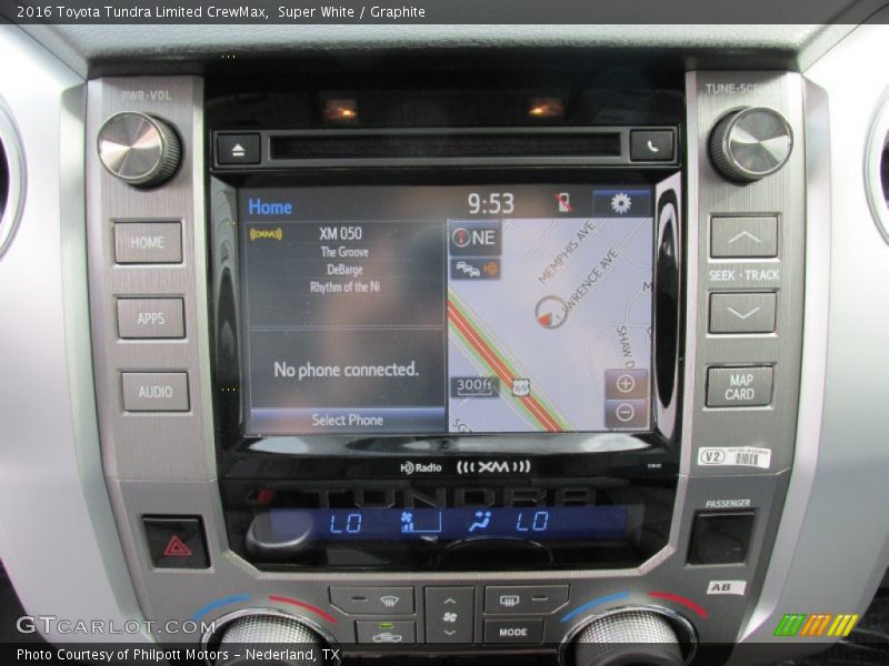 Super White / Graphite 2016 Toyota Tundra Limited CrewMax