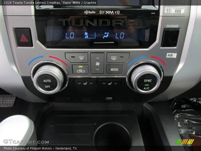 Super White / Graphite 2016 Toyota Tundra Limited CrewMax