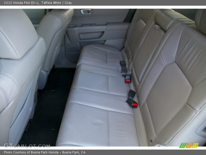 Taffeta White / Gray 2013 Honda Pilot EX-L