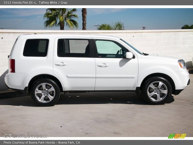 Taffeta White / Gray 2013 Honda Pilot EX-L