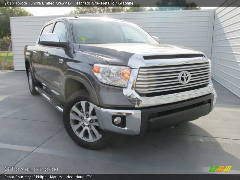 Magnetic Gray Metallic / Graphite 2016 Toyota Tundra Limited CrewMax