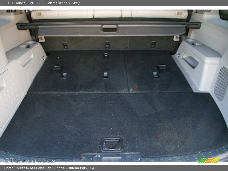 Taffeta White / Gray 2013 Honda Pilot EX-L