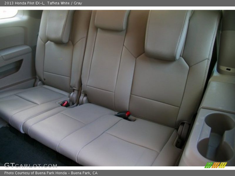 Taffeta White / Gray 2013 Honda Pilot EX-L