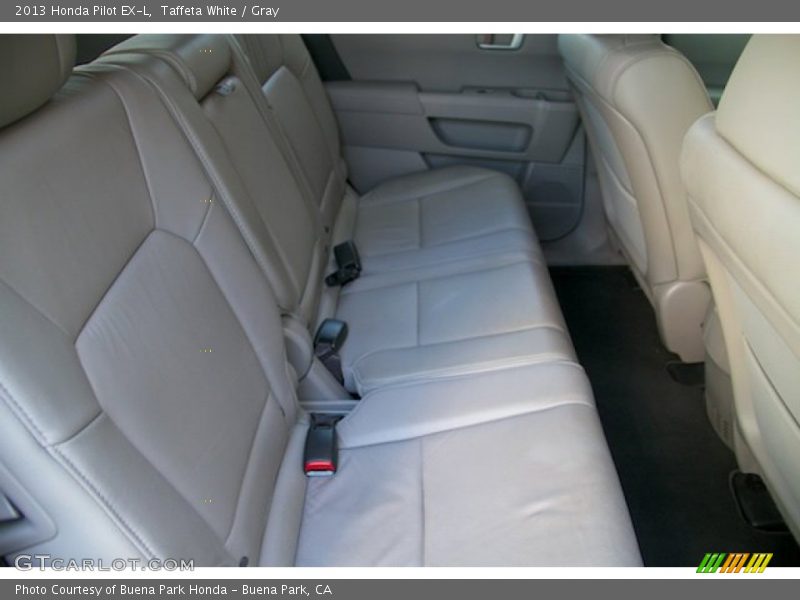 Taffeta White / Gray 2013 Honda Pilot EX-L