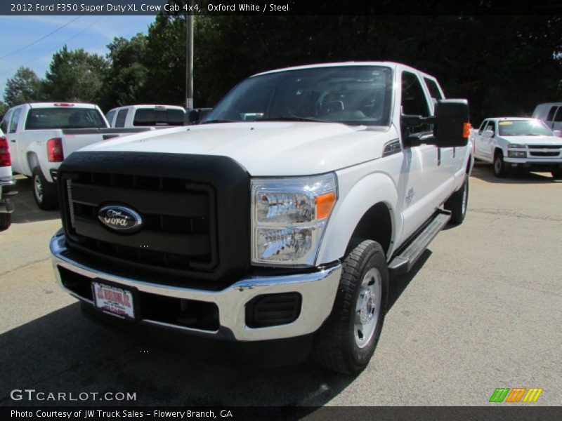 Oxford White / Steel 2012 Ford F350 Super Duty XL Crew Cab 4x4